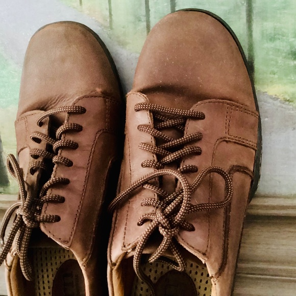 BORN Size 10 Men’s Brown Leather Lace up Oxford Casual Shoes office everyday main image 9